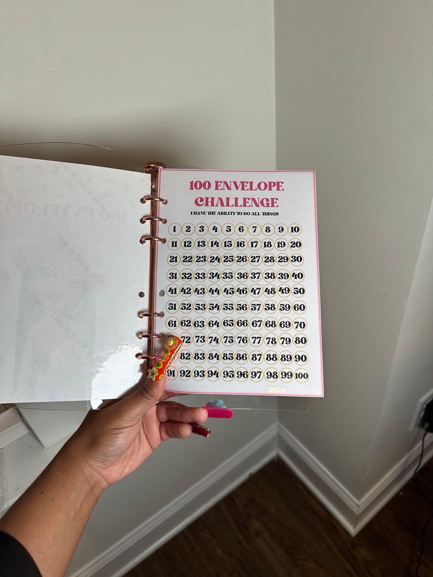 CUSTOM 100 Binder Savings Challenge <3