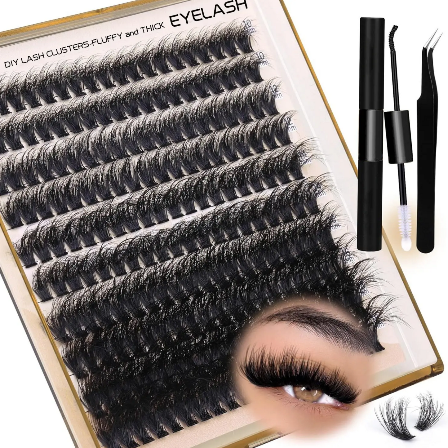 NEW Lash Clusters (easy application) Full & Bold Look!